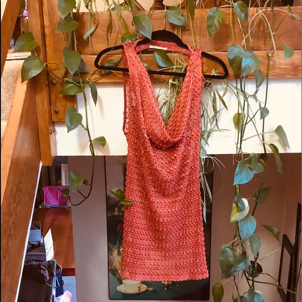 ARDEN B knit top burnt copper